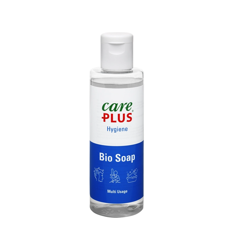 Savon multiusage biodégradable de Care Plus - shampoing, corps et vaisselle