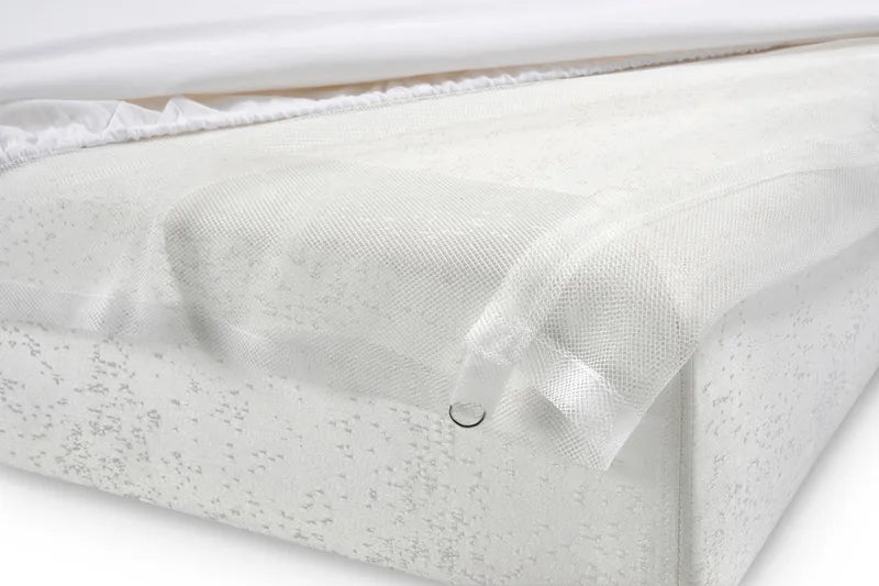 Drap de protection contre les insectes de Care Plus - vue en gros plan de la maille du tissu