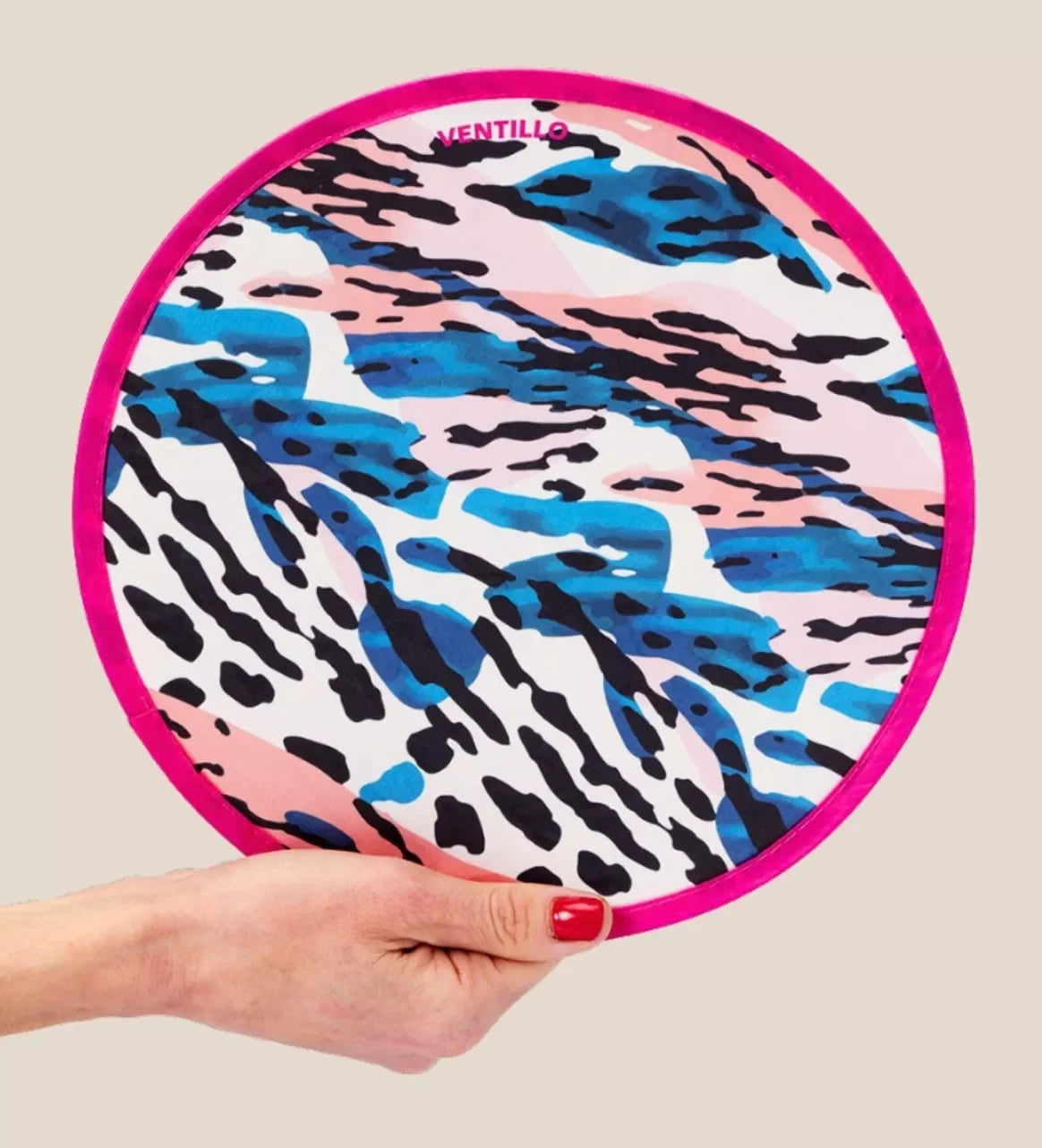Eventail motif Zebra de Ventillo