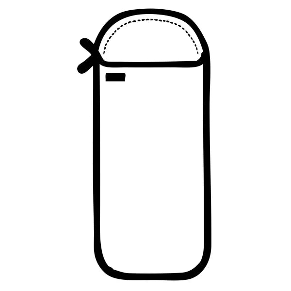 Housse en flanelle pour enfant de Cocoon - Dessin du modèle