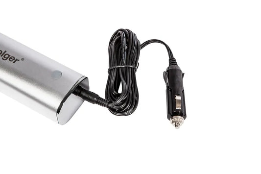 Kit de voyage pour siège HyFive TravelKit de Nachfolger - vue de l' adaptateur 12V pour voiture sur le système de pompe