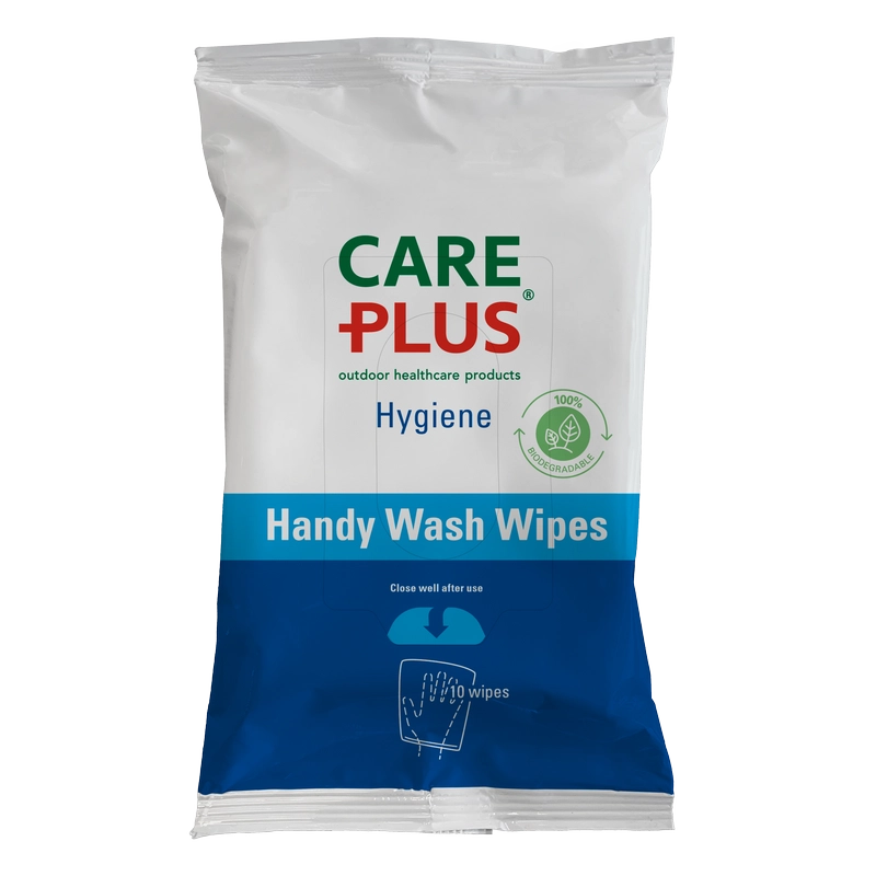 Lingettes lavantes biodégradables de Care Plus - vue du paquet en entièreté