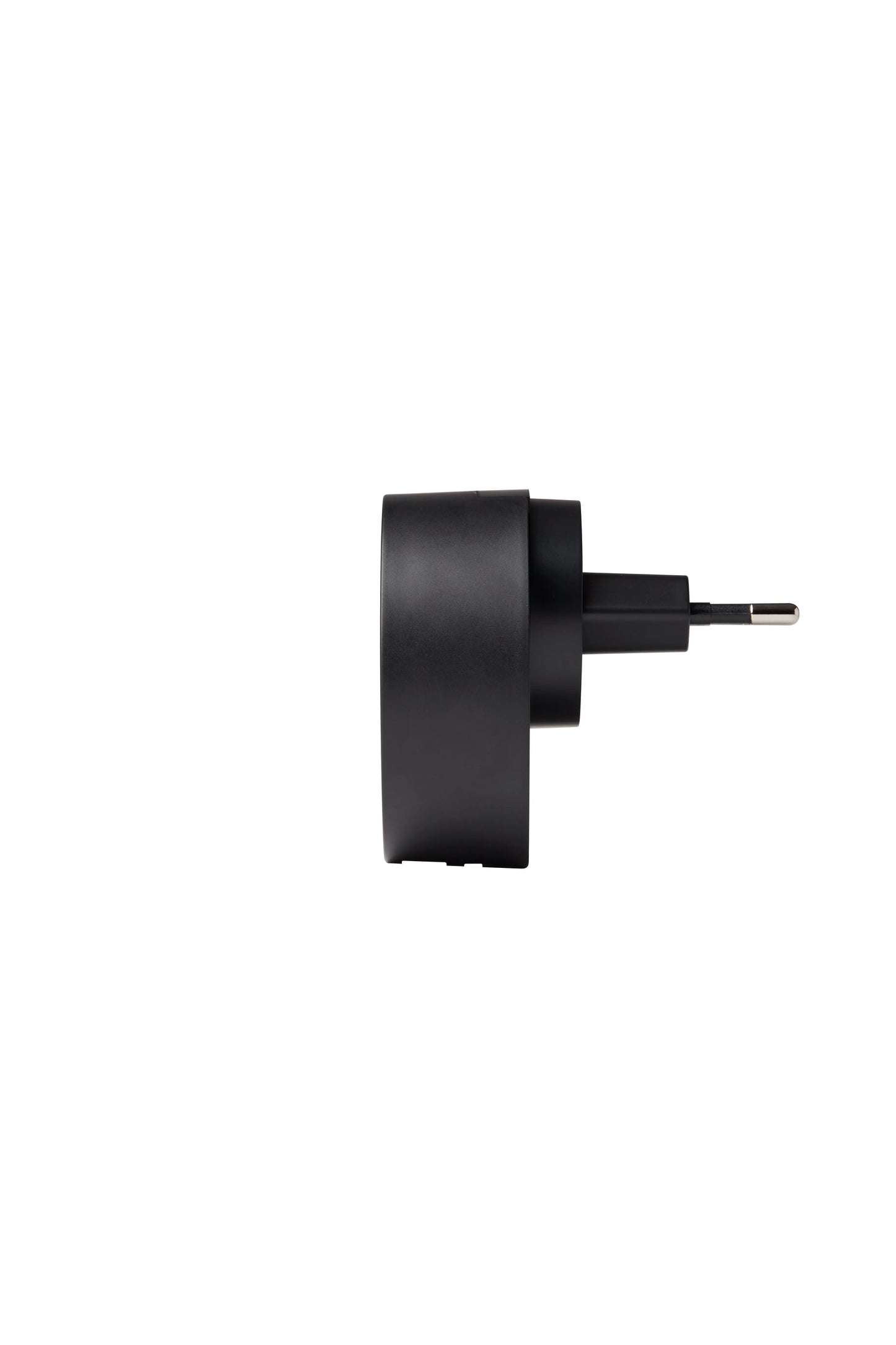 Chargeur secteur international couleur noire – en vue latérale