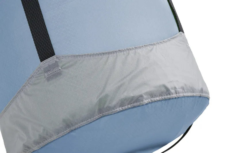 Sac de compression ultraléger - Gros plan sur le bas du sac