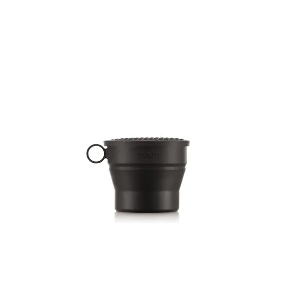 Tasse rétractable Bodum - noir - vue d'ensemble de la tasse