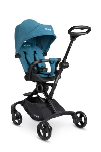 Poussette et chaise haute de Micro Trike 360 Plus - vue d'ensemble latérale gauche