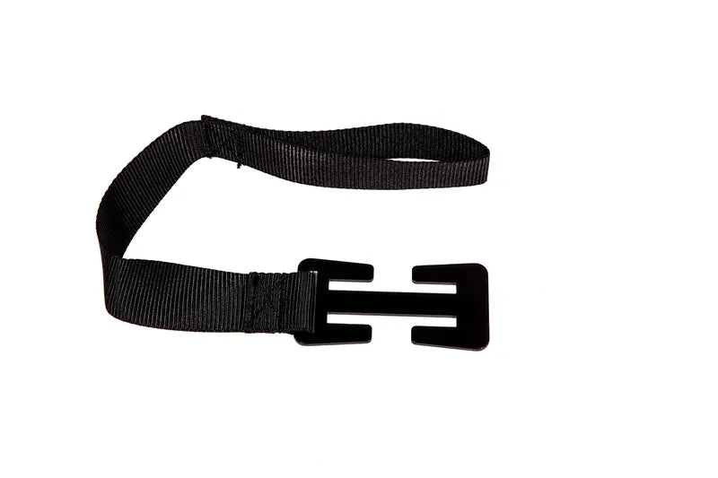 Kit de voyage pour siège HyFive TravelKit de Nachfolger - vue du clip de raccourcissement de ceinture