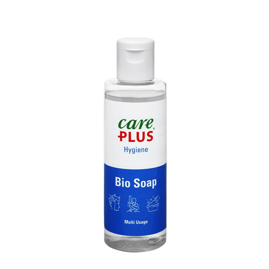 Savon multiusage biodégradable de Care Plus - shampoing, corps et vaisselle
