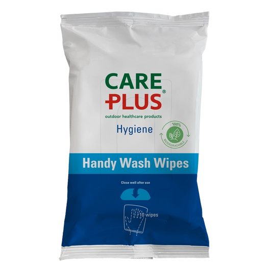 Lingettes lavantes biodégradables de Care Plus - vue du paquet en entièreté
