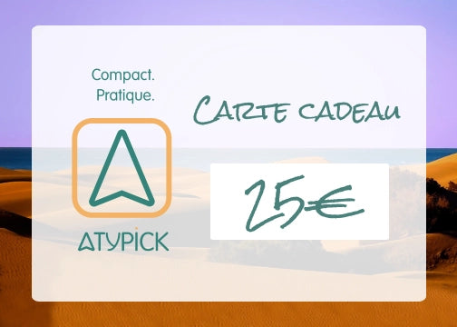 Carte cadeau Atypick de 25 euros