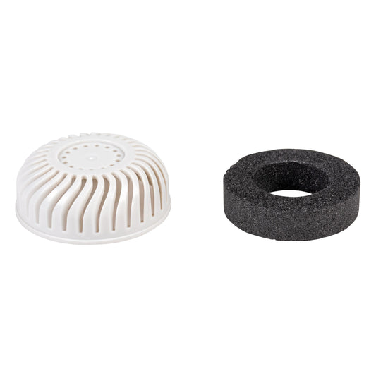 Filtres pour bouteille Devoplus vue du charbon et de la membrane en plastique