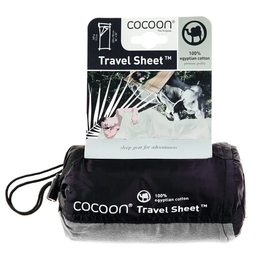 Housse de lit en coton égyptien dans sa pochette de rangement Cocoon