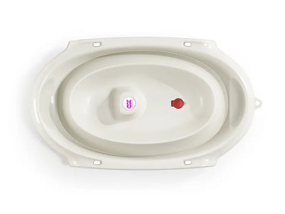 Baignoire pliable pour bébé couleur écru – vue d'en haut
