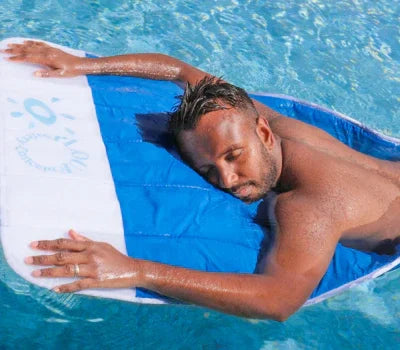 Repos sur le matelas Plouf