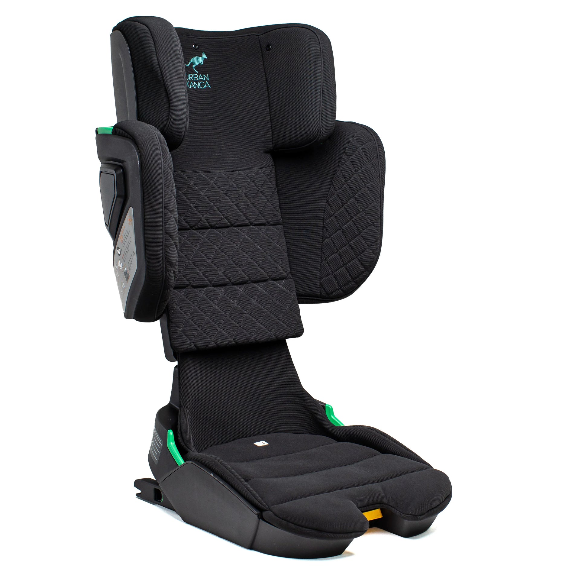 Siège auto pliable Wallaroo 2.0 i-Size (100–150 cm) de Urban Kanga vue de profil