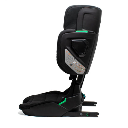 Siège auto pliable Wallaroo 2.0 i-Size (100–150 cm) de Urban Kanga vue latérale remonté