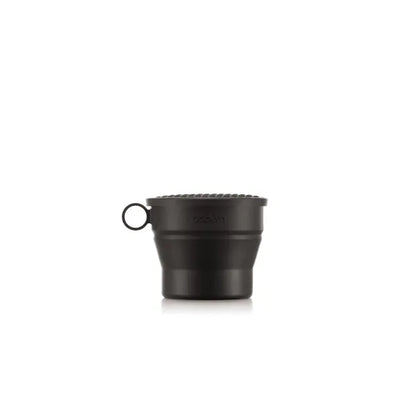 Tasse rétractable Bodum - noir - vue d'ensemble de la tasse