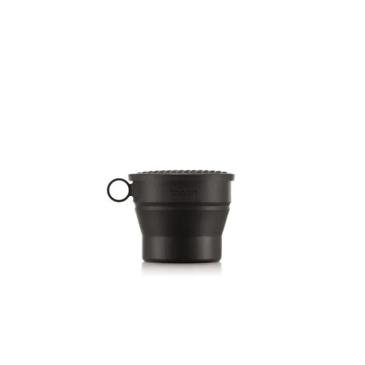 Tasse rétractable Bodum - noir - vue d'ensemble de la tasse