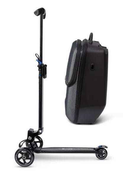 Micromobility micro luggage 4.0 scootcase - Valise trottinette - vue de la trottinette et de la valise détachées