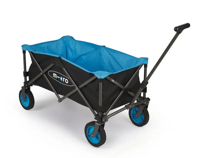 Chariot pliable de micro mobility - vue du chariot ouvert