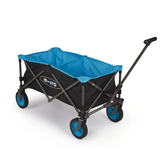 Chariot pliable de micro mobility - vue du chariot ouvert